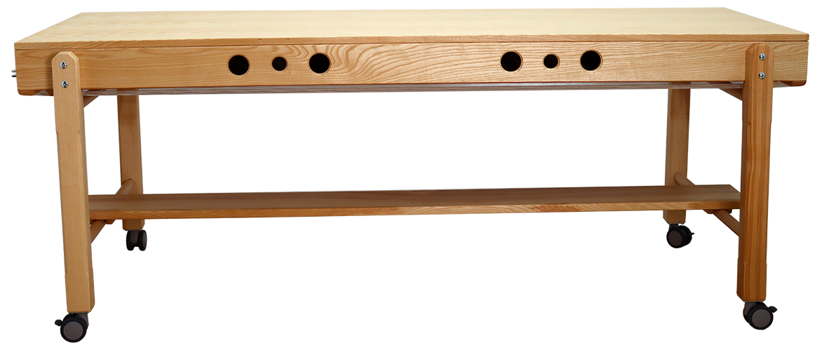 Monochord-Behandlungsliege, Modell MoMo, Esche