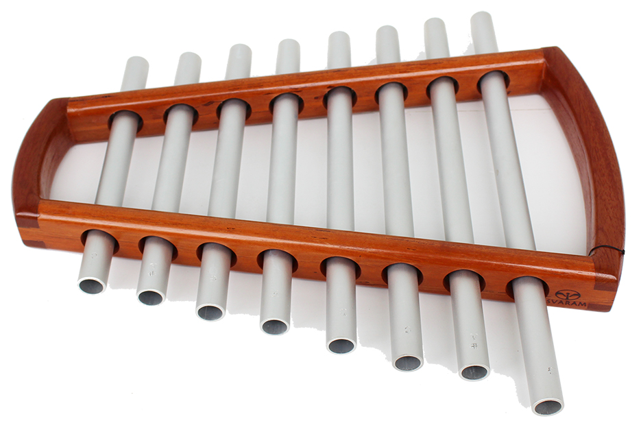 Himmelsleiter, Röhrenglockenspiel im Holzrahmen, G-Pentatonik, A= 432 Hz, Standard