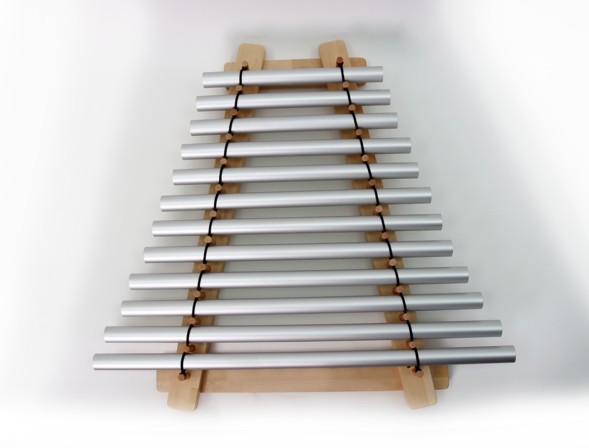 Röhrenglockenspiel Sopran, 12 Töne, Pentatonisch, (a = 432 Hz), Resono