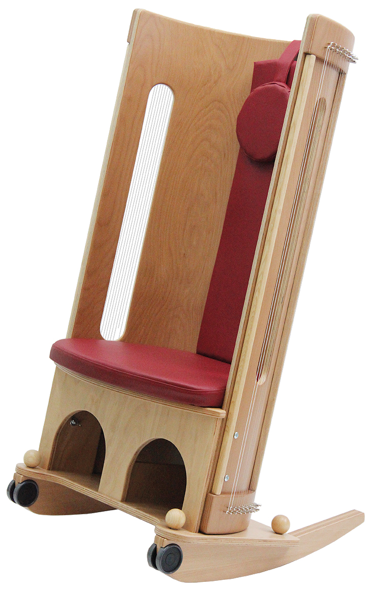 ALLTON Klangmassage-Schaukelstuhl, Pflege-Set: Modell Care A, 150cm