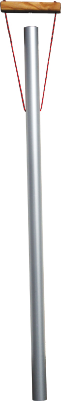 Klangröhre mit Haltegriff, Ton c-c' , Alu silber eloxiert, Ø 3cm