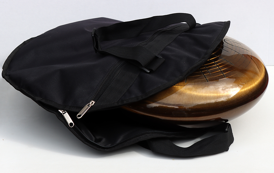 Tasche für Mandalafon 30cm, leicht gefüttert, schwarz