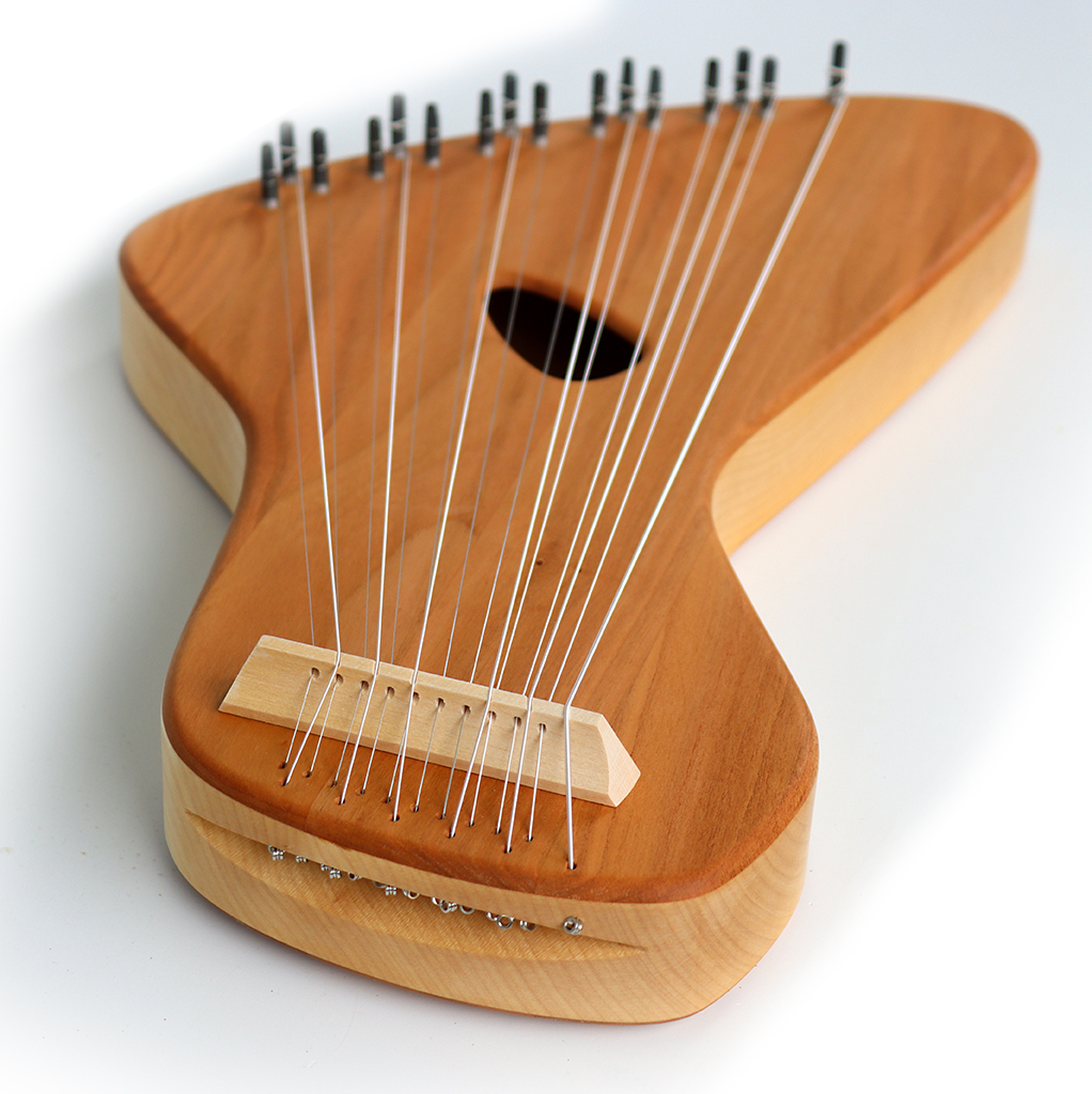 Bordunleier, Choroi 16 Saiten, Kirschdecke matt