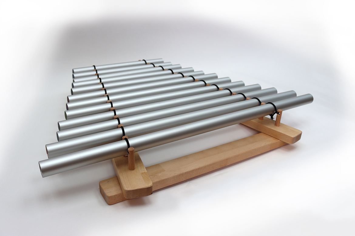 Röhrenglockenspiel Sopran, 12 Töne, Pentatonisch, (a = 432 Hz), Resono