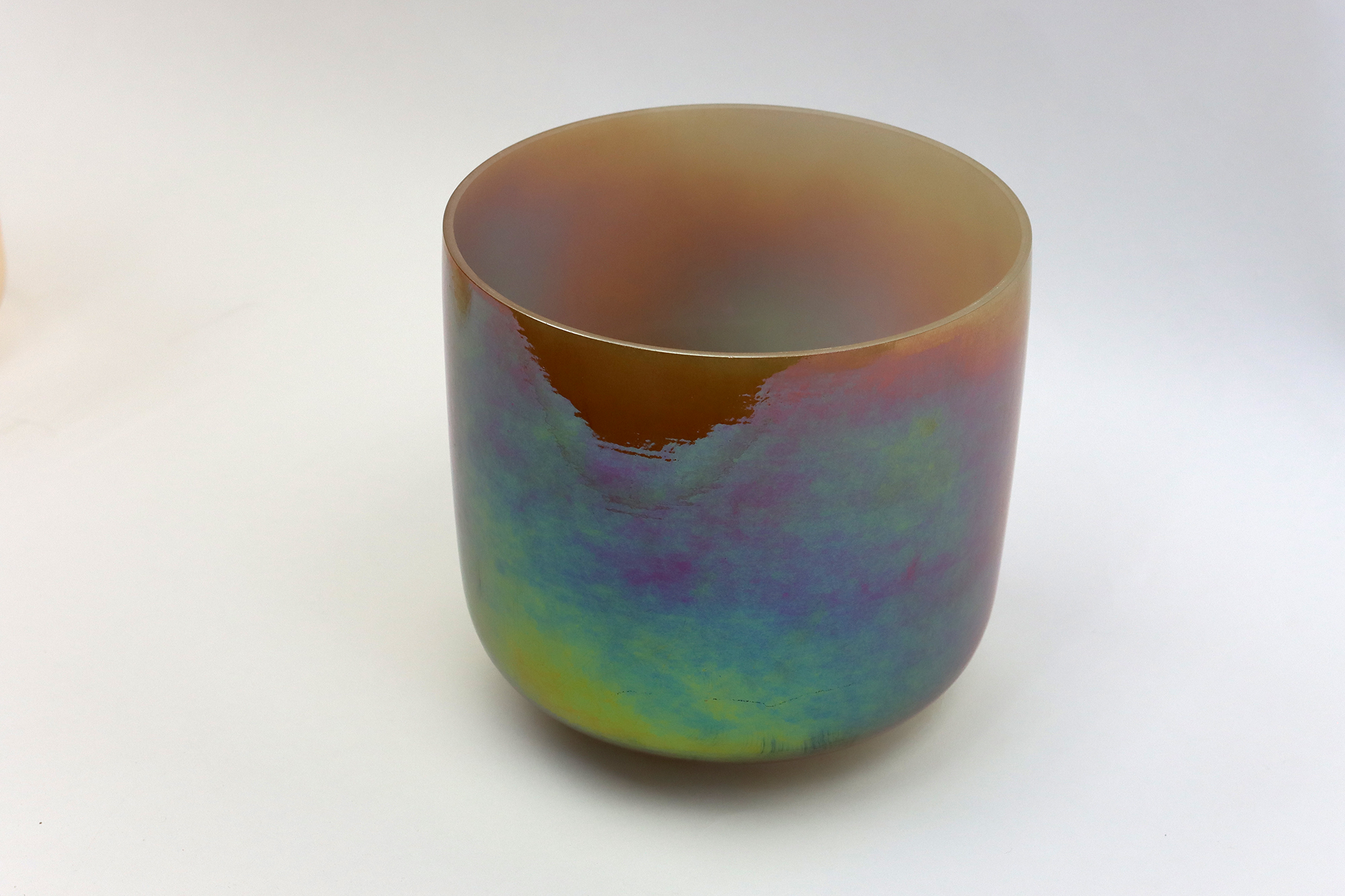 Kristall-Klangschale Galaxy, glasiert, 20 cm