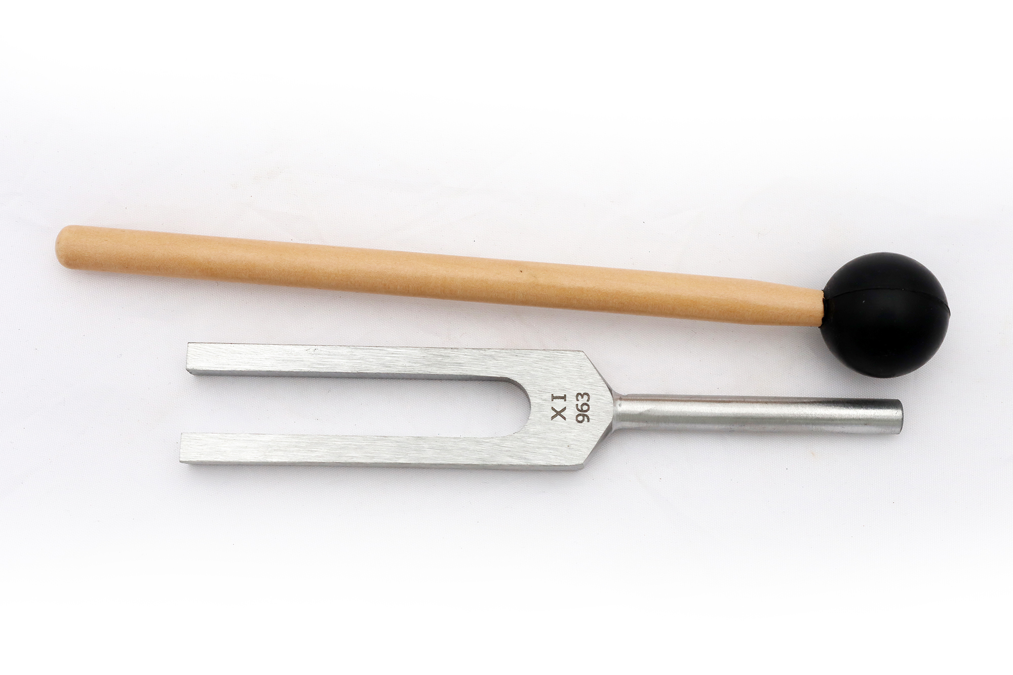 Stimmgabel, Alu, mit Klöppel, 963 Hz