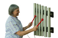 Outdoor-Röhrenglockenspiel ,Freechimes Soprano, pentatonisch, 6 Töne, Wandmontage Outdoor-Röhrenglockenspiel ,Freechimes Soprano, pentatonisch, 6 Töne, Wandmontage