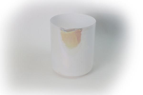 Kristall-Klangschale Galaxy, Platinum, regenbogenfarben, 18 cm-Copy