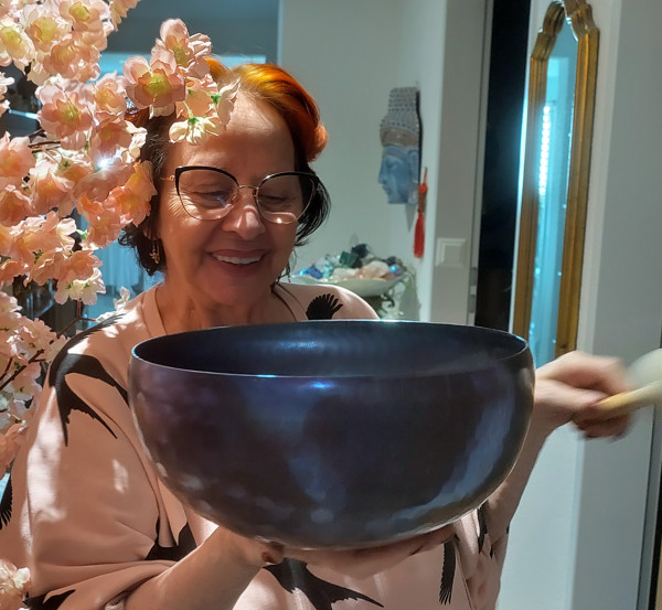 Titan-Klangschale, Durchmesser 28 cm