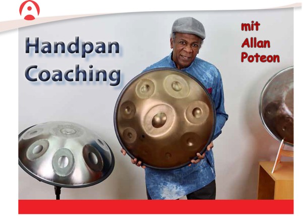 Handpan Online-Workshop, 180 Minuten mit Allan Poteon