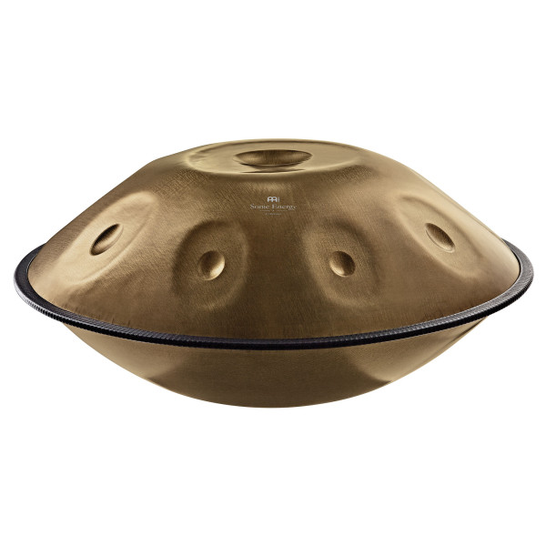Handpan, Edelstahl, Cis-Moll (A4/a' 432 Hz), 9 Töne, Vintage Gold